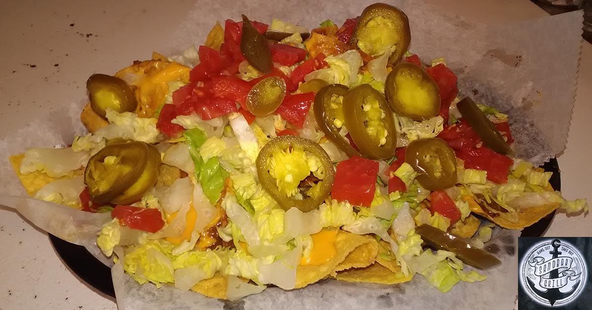 Nachos Loaded with Sour Cream