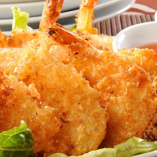 Coconut Shrimp with Spicy Apricot Sauce